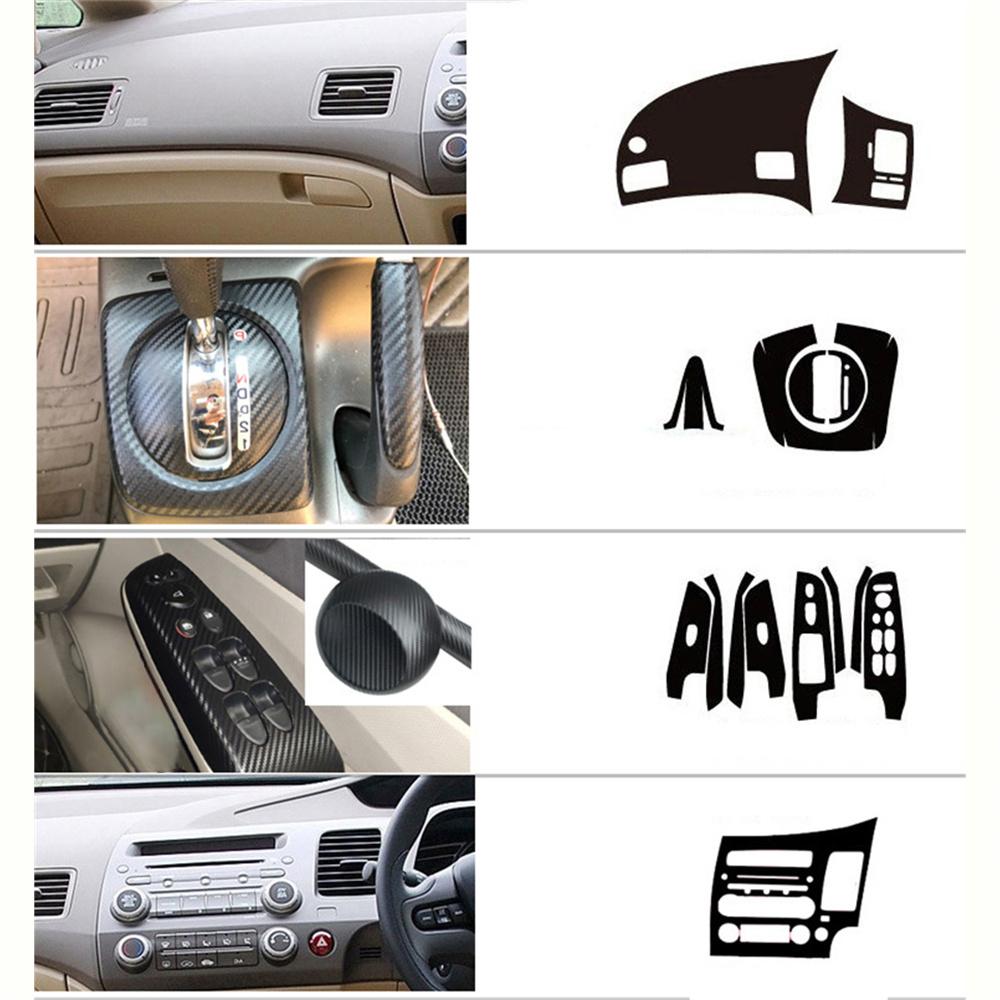 Carbon Look Auto Innen Aufkleber Aufkleber Trim Für Honda Civic RHD 2006-2011 von Joom DACH
