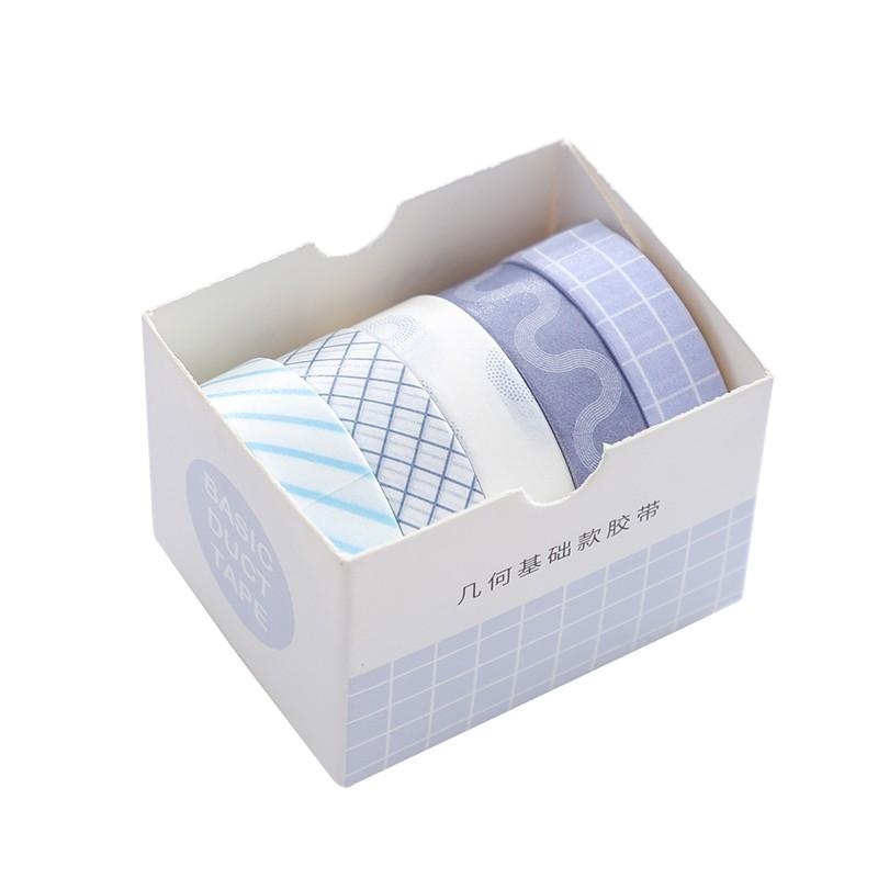 Card Lover 5 Rollen Basic Series Journal Buntes Washi Tape Scrapbooking Morandi Color Masking Tape Journaling Material D von Joom DACH
