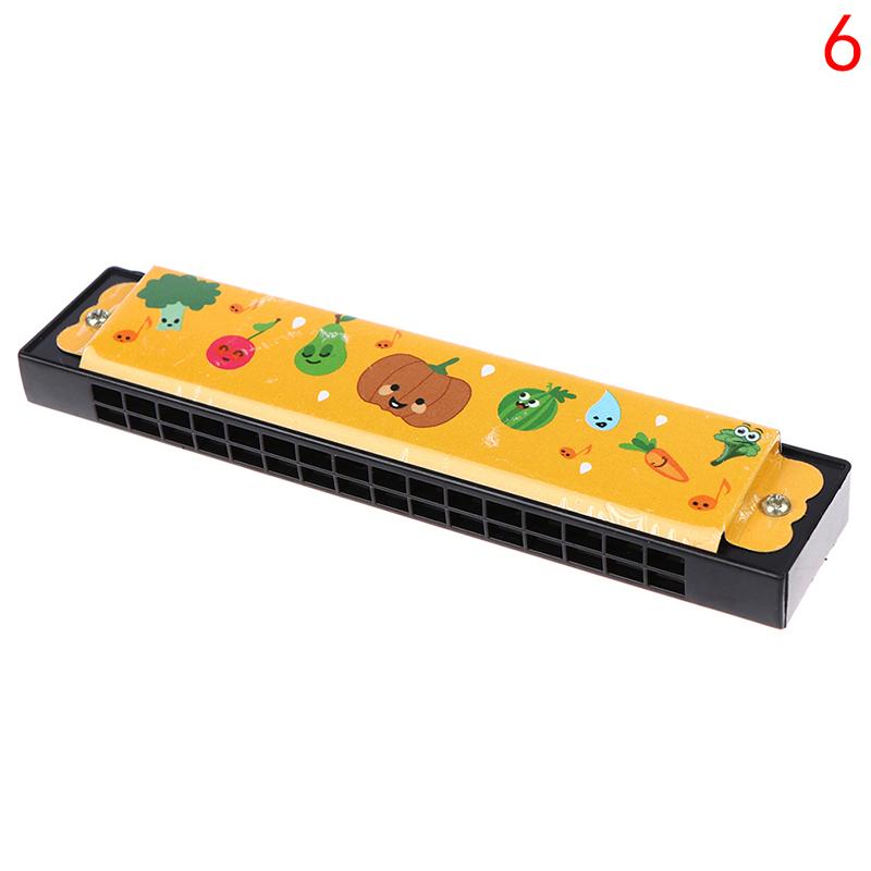 Cartoon 16 Löcher süße Mundharmonika Musikinstrument Kinder Lernspielzeug 6(Fruit) von Joom DACH