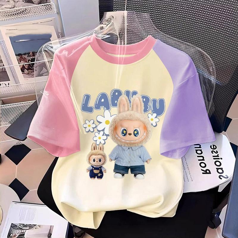 Cartoon Grafik Labubu Kinder Erwachsene Bedrucktes T-Shirt Sommer Herren und Damenmode Outdoor Mädchen Kurzarm T-Shirts Top Kleidung L Cartoon Grafik Labubu Kinder Erwachsene Bedrucktes T-Shirt Sommer Herren und Damenmode Outdoor Mädchen Kurzarm T-Shirts Top Kleidung L von Joom DACH