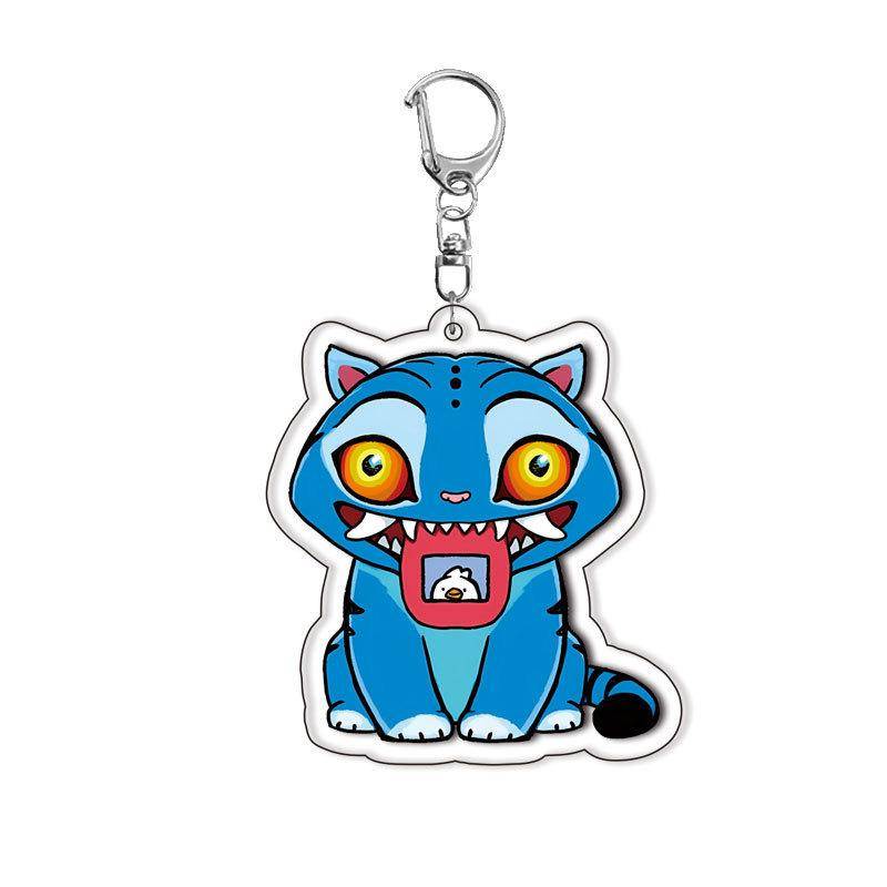 Cartoon Huntrix Saja Jungen Derpy Tiger Acryl Schlüsselanhänger Ring Doppelseitiger Schlüsselanhänger Schmuck K-Pop Dämonenjäger Fan Liebe Geschenke von Joom DACH