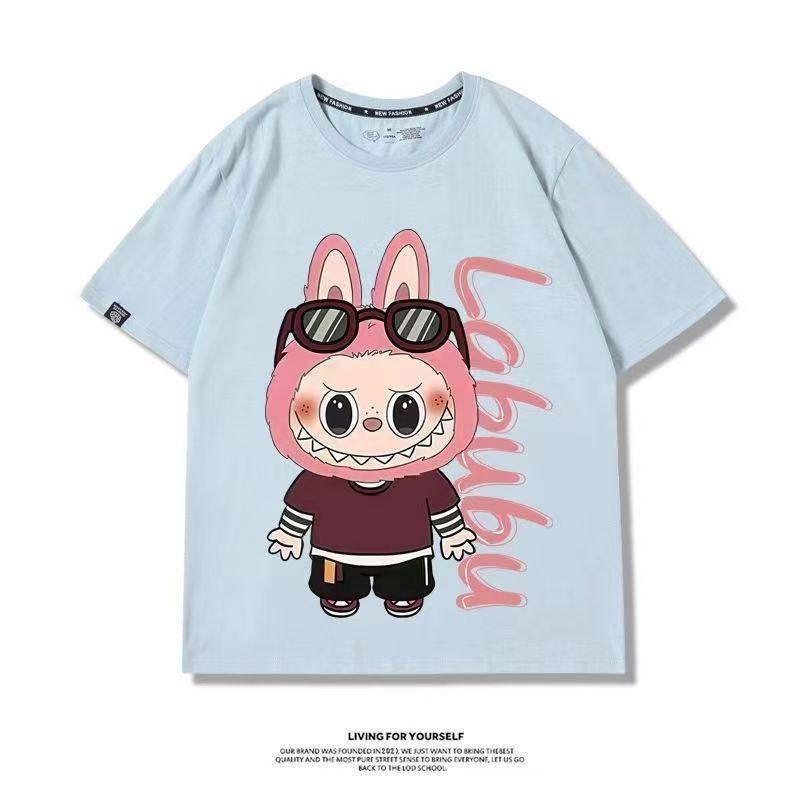 Cartoon LABUBU Anime Bedrucktes Kinder-T-Shirt Lustiges Jungen- und Mädchen-Top Kindergeschenk 130 von Joom DACH