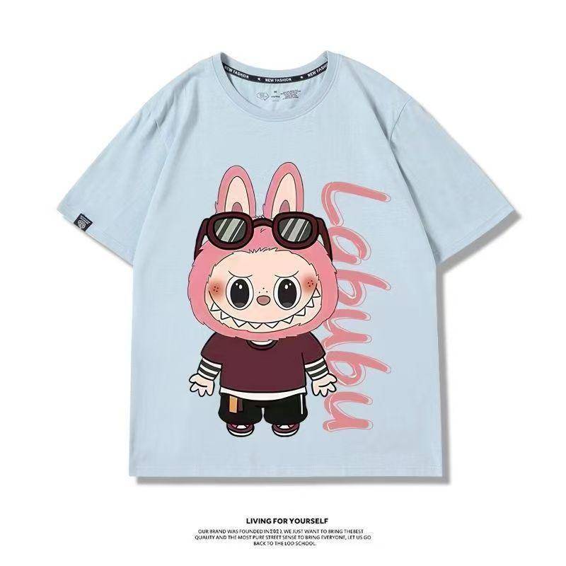 Cartoon LABUBU Anime Bedrucktes Kinder-T-Shirt Lustiges Jungen- und Mädchen-Top Kindergeschenk 130 von Joom DACH