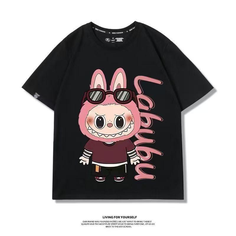 Cartoon LABUBU Anime Bedrucktes Kinder-T-Shirt Lustiges Jungen- und Mädchen-Top Kindergeschenk 140 von Joom DACH