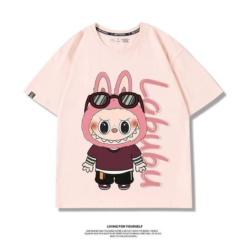 Cartoon LABUBU Anime Bedrucktes Kinder-T-Shirt Lustiges Jungen- und Mädchen-Top Kindergeschenk 140 von Joom DACH