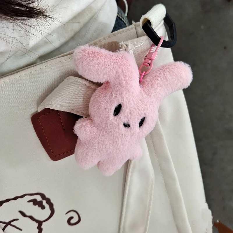 Cartoon Plüsch Schlüsselanhänger Weiche Niedliche Rosa Kaninchen Puppe Schlüsselanhänger Rucksack Autoschlüssel Hängende Anhänger Ornamente Für Kinder Mädchen Geschenk von Joom DACH
