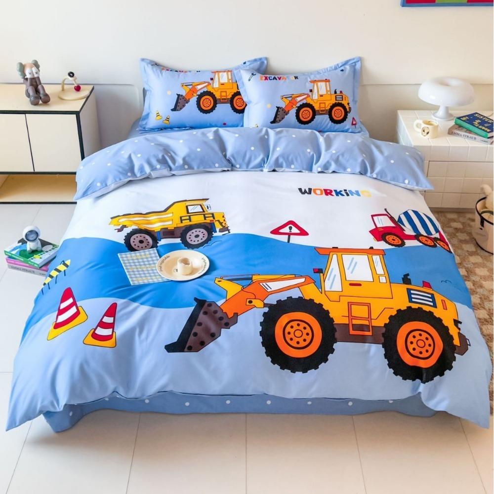 Cartoon Prinzessin Motiv, Bettwäsche, Mikrofaser Bettwäschesets, Kinderbettwäsche für Teenager 3D-gedruckter Bettbezug mit Reißverschluss 90x200cm von Joom DACH