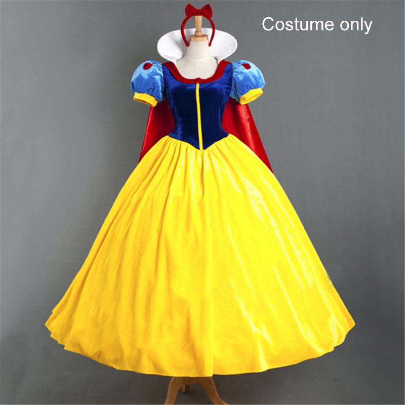 Cartoon Prinzessin Weiß Halloween Party Kostüm Erwachsene Cosplay Plus Größe Kleid Mädchen Prinzessin Kleid Frauen Erwachsene Kleidung 4XL von Joom DACH