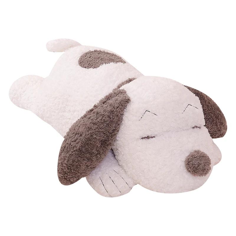 Cartoon Schlafender Hund Plüschtier Ausgestopfter Welpe Weiches Umarmbares Kissen Cartoon Tierspielzeug Baby Mädchen Weihnachtsgeburtstagsgeschenk 55cm von Joom DACH