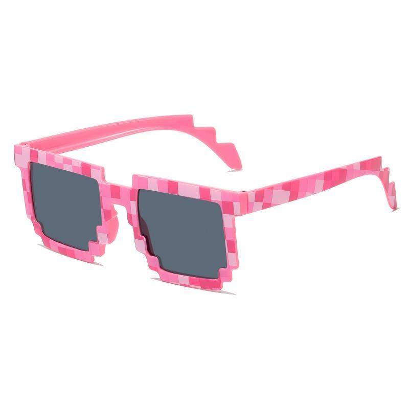 Cartoon Vintage Brille Neuheit Mosaik Cosplay Brille Unisex Pixel Sonnenbrille Trendy Lustige Erwachsene Kinder Sonnenbrille Geschenke rosa Cartoon Vintage Brille Neuheit Mosaik Cosplay Brille Unisex Pixel Sonnenbrille Trendy Lustige Erwachsene Kinder Sonnenbrille Geschenke rosa von Joom DACH