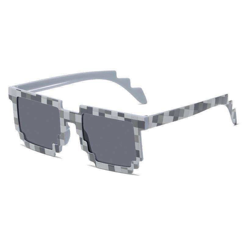 Cartoon Vintage Brille Neuheit Mosaik Cosplay Brille Unisex Pixel Sonnenbrille Trendy Lustige Erwachsene Kinder Sonnenbrille Geschenke grau Cartoon Vintage Brille Neuheit Mosaik Cosplay Brille Unisex Pixel Sonnenbrille Trendy Lustige Erwachsene Kinder Sonnenbrille Geschenke grau von Joom DACH
