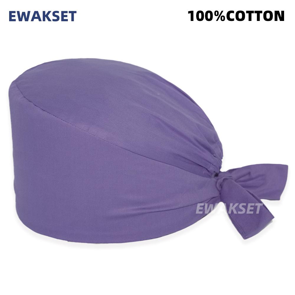 Cartoon chirurgische Kappe 100 % Baumwolle Arbeit chirurgische Kappen Krankenschwester Arzt Zubehör medizinische Krankenhaus Dental Peeling Hut Frauen Männer One Size von Joom DACH