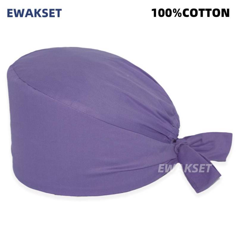 Cartoon chirurgische Kappe 100 % Baumwolle Arbeit chirurgische Kappen Krankenschwester Arzt Zubehör medizinische Krankenhaus Dental Peeling Hut Frauen Männer One Size von Joom DACH