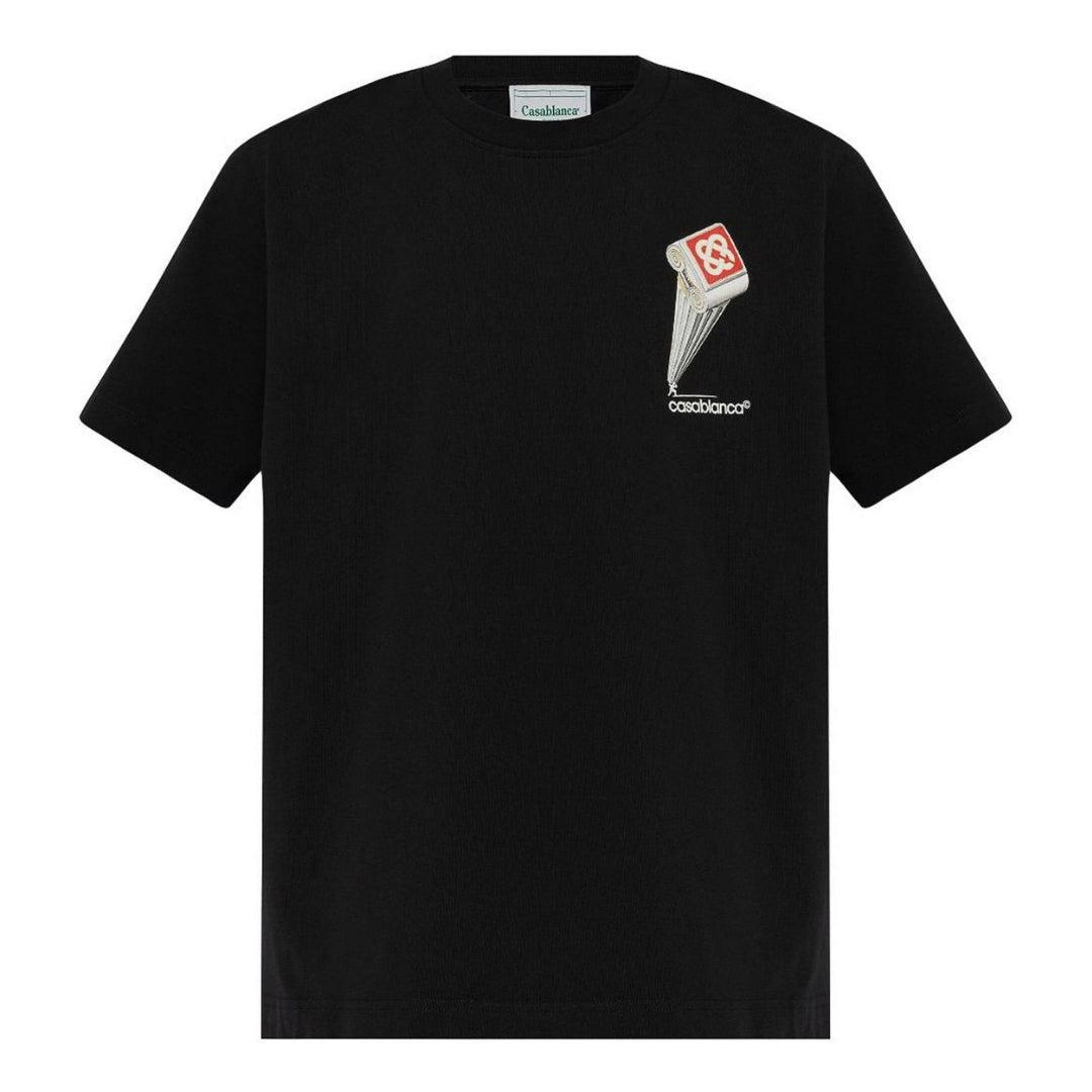 Casablanca Herren T-Shirt mit schiefem Turm XL schwarz von Joom DACH