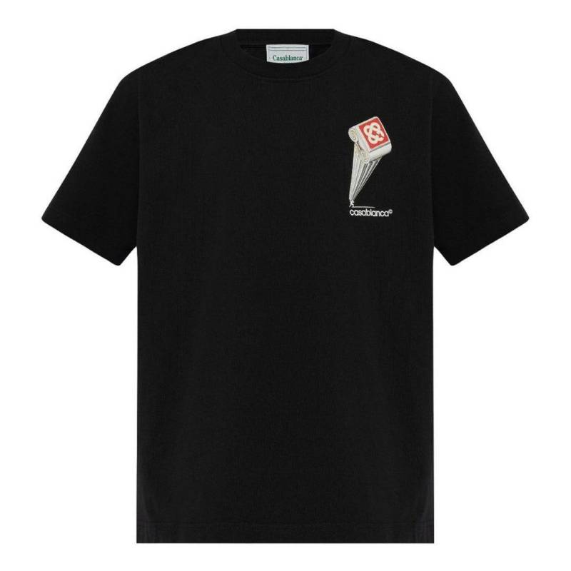 Casablanca Herren T-Shirt mit schiefem Turm XL schwarz Casablanca Herren T-Shirt mit schiefem Turm XL schwarz von Joom DACH