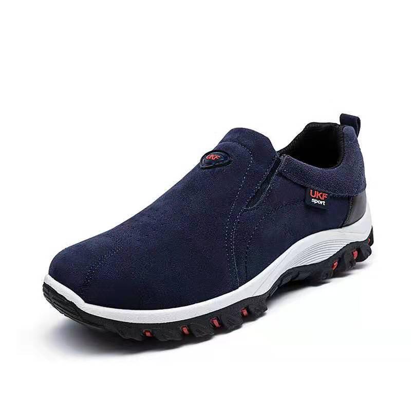 Casual Schuhe Männer Turnschuhe Outdoor Wanderschuhe Müßiggänger Männer Bequeme Schuhe Männliche Schuhe Licht Plus Größe 45 blau von Joom DACH