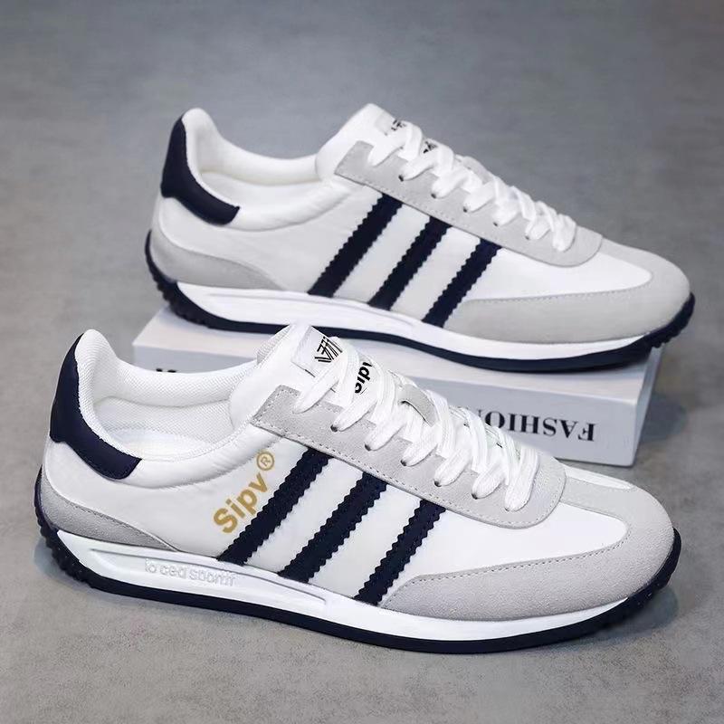 Casual sport herren schuhe 2025 frühjahr neue bequeme casual sport schuhe arbeit vielseitig trend atmungsaktive leichte schuhe 44 schwarz von Joom DACH