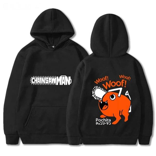 Chainsaw Man Mit Kapuze Sweatshirts Anime Hoodie Fleece Streetwear Sweatshirt Druck Übergroße Kleidung Lose Pullover Frauen Männer M von Joom DACH