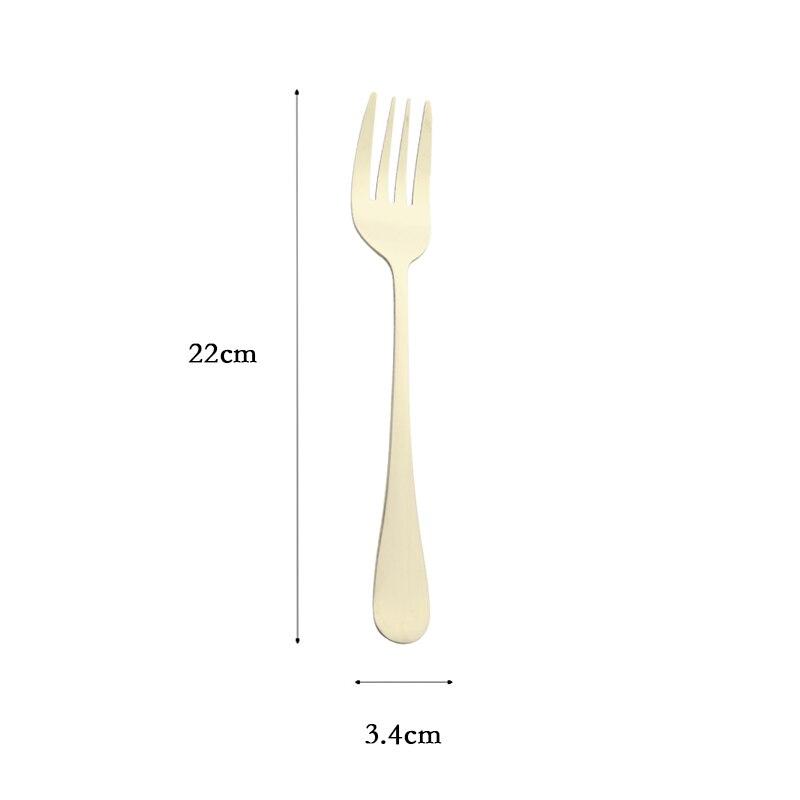 Champagner Gold Buffet Servierset Edelstahl Geschirr Besteck Salat Löffel Gabel Kuchen Schaufel Service Löffel Geschirr Besteck Set 1pc service fork champagner von Joom DACH