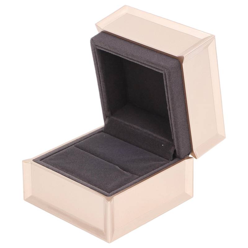 Champagnerfarbene LED-Ringbox Samt Hochzeit Luxus Ringetui Schmuck Geschenkbox mit LED-Licht für von Joom DACH