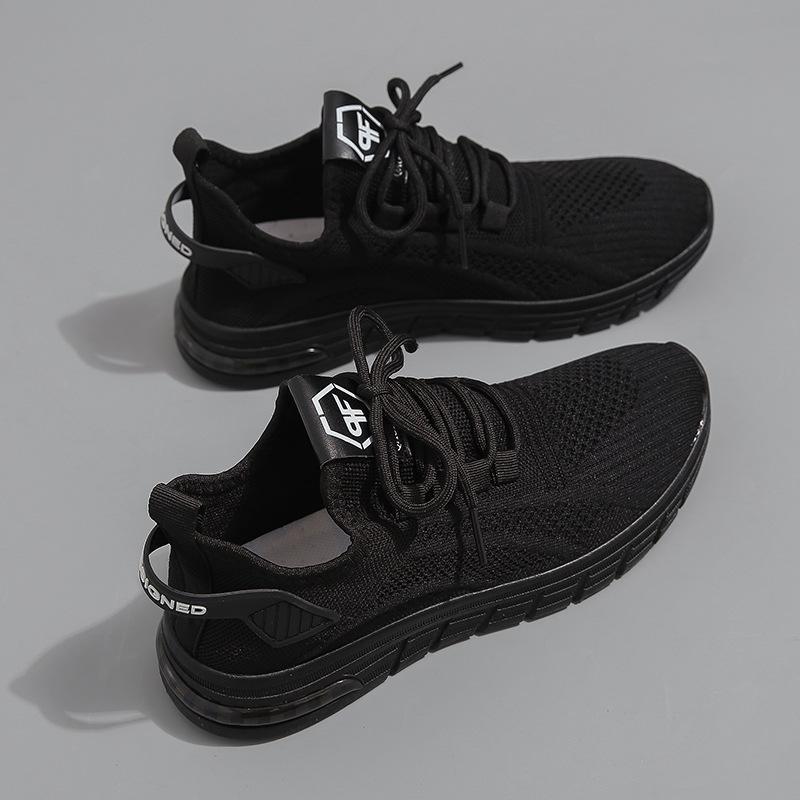 Chaofei Gewebte Kokosnussschuhe Damen Frühling und Sommer Koreanische Version Atmungsaktive Freizeitlaufschuhe Sportschuhe Damen 40 schwarz von Joom DACH