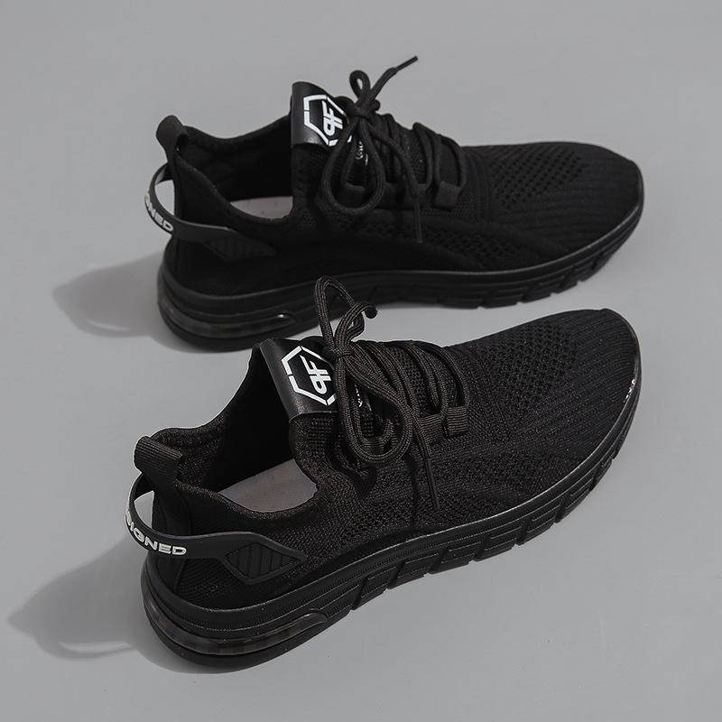 Chaofei Gewebte Kokosnussschuhe Damen Frühling und Sommer Koreanische Version Atmungsaktive Freizeitlaufschuhe Sportschuhe Damen 40 schwarz von Joom DACH