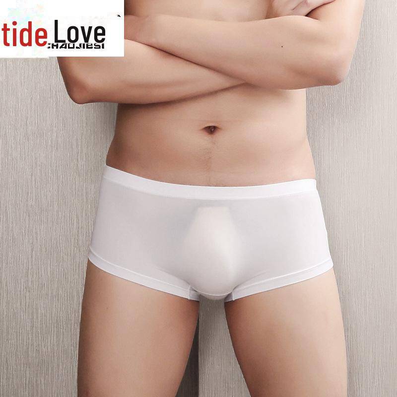 Chaojies Sommer-Boxershorts aus Eisseide für Herren – trendige, bequeme und atmungsaktive Unterwäsche X-Large weiß von Joom DACH