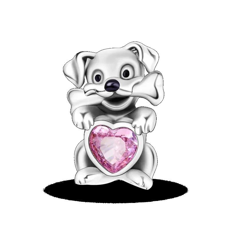 Charm-Perle „Heißluftballon mit Liebe“ aus 925er Sterlingsilber, passend für original Pandora-Armbänder, Charm-Perlen, Halsketten, DIY-Schmuck für Damen von Joom DACH