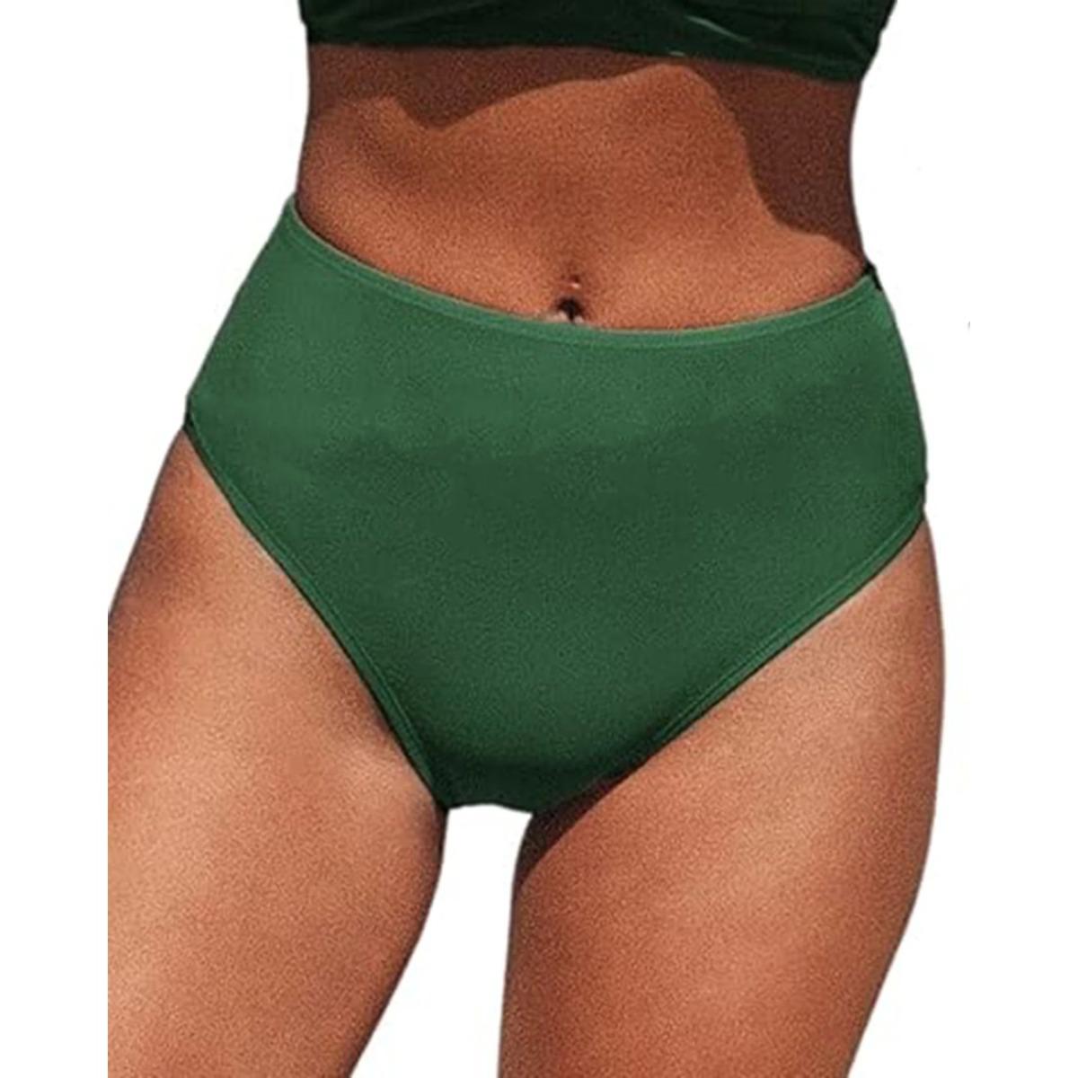 Charmleaks Damen-Badehose mit niedriger Taille, solide Badehose, Tankini-Bikinihose XXL von Joom DACH