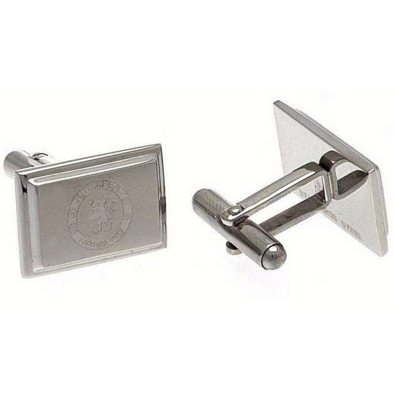 Chelsea FC Boxed Edelstahl Manschettenknöpfe One Size silber von Joom DACH