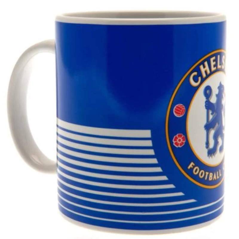 Chelsea FC Linearer Becher One Size weiß/blau von Joom DACH