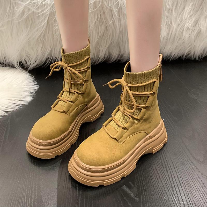 Chelsea Stiefel Damen Plateauschuhe Sport New Ankle Winter Designer Casual Goth Wanderschuhe Punk Motorrad Botas 38 Chelsea Stiefel Damen Plateauschuhe Sport New Ankle Winter Designer Casual Goth Wanderschuhe Punk Motorrad Botas 38 von Joom DACH
