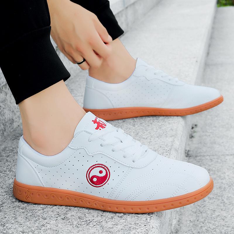 Chenjiagou Tai Chi Kung Fu Sportschuhe: Kampfsport-Trainingsschuhe aus echtem Leder für Männer und Frauen 38 von Joom DACH