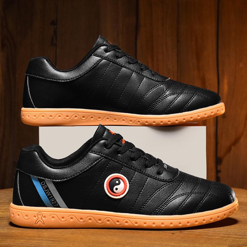 Chenjiagou Tai Chi Kung Fu Sportschuhe: Kampfsport-Trainingsschuhe aus echtem Leder für Männer und Frauen 44 von Joom DACH