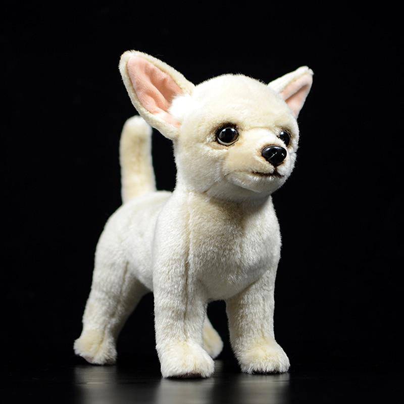 Chihuahua Hund Mini Hund Kinder Stofftiere Creme Niedlich Lieblich Kindergeschenk Lebensechte Tierpuppe 1pcs von Joom DACH
