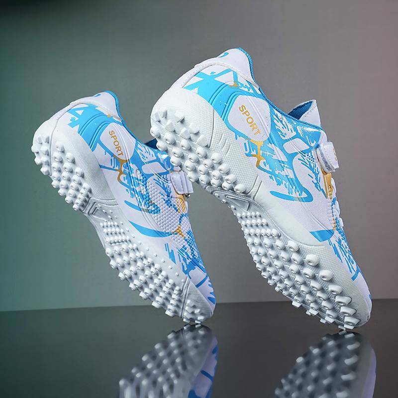 Chindren Fußballschuhe Kinder Fußballschuhe Junge Mädchen Professionelle Fußballschuhe Rutschfeste Chaussure Fußball TF/FG Outdoor Fußballschuhe 30 von Joom DACH