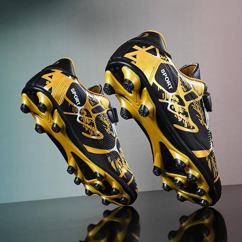 Chindren Fußballschuhe Kinder Fußballschuhe Junge Mädchen Professionelle Fußballschuhe Rutschfeste Chaussure Fußball TF/FG Outdoor Fußballschuhe 34 weiß von Joom DACH