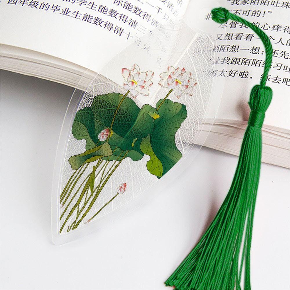 Chinesische Archaische Lesezeichen Bunte Blattader Lesezeichen Landschaftsmalerei Lesezeichen Studenten 3 von Joom DACH