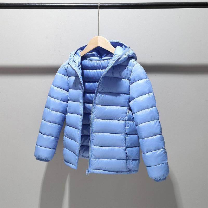 Chlidren Jungen Mädchen Wintermäntel Jacke Kinder Schnee Hoodie Kleidung 120 himmelblaue von Joom DACH