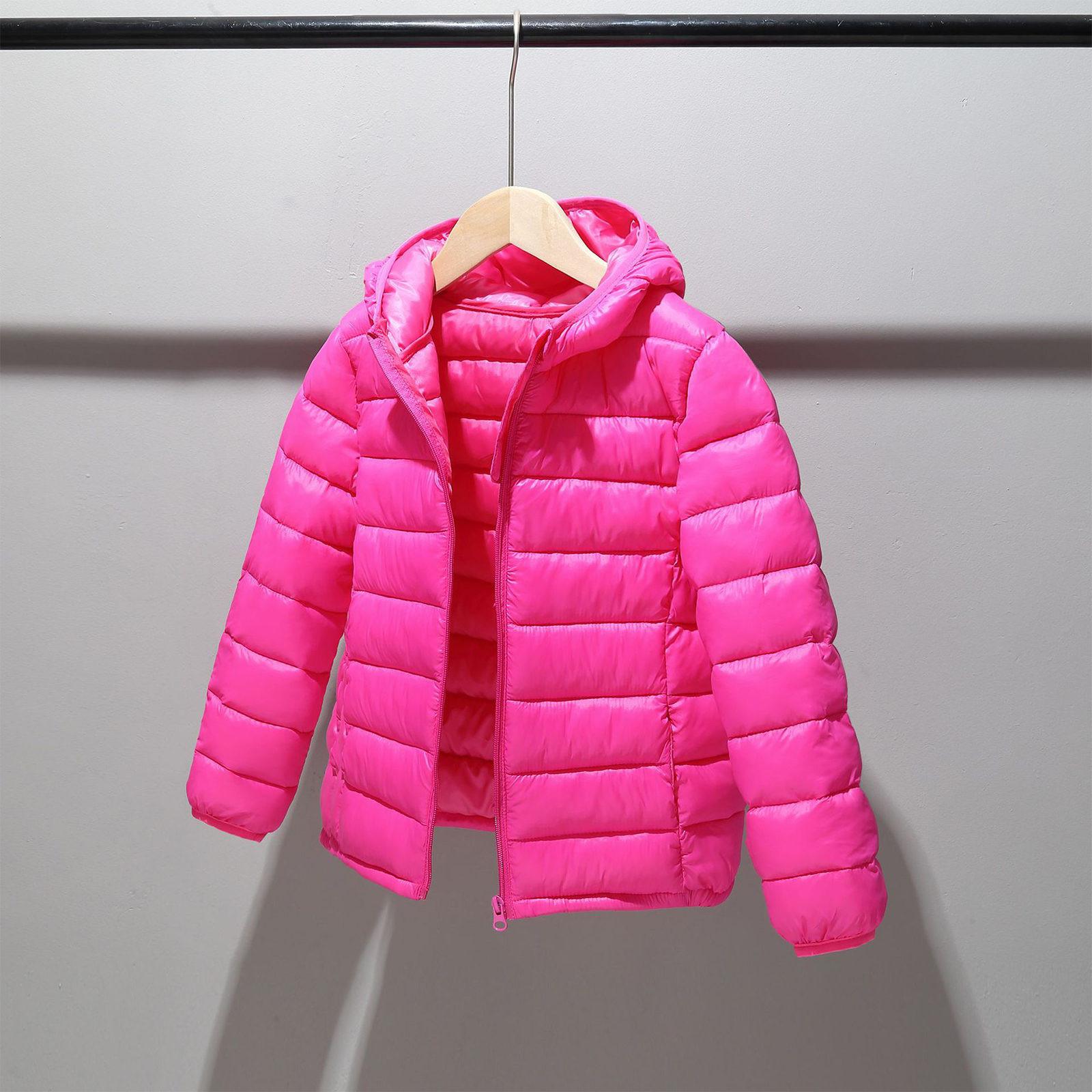 Chlidren Jungen Mädchen Wintermäntel Jacke Kinder Schnee Hoodie Kleidung 140 heißes rosa von Joom DACH