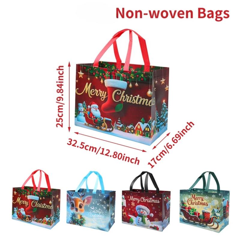 Weihnachtsgeschenktüten Weihnachtsfeier Dekoration Kinder Gastgeschenke 2025 Weihnachten Weihnachtsmann Handtaschen Navidad Natal Neujahrsgeschenk 2026 von Joom DACH