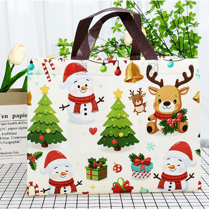 Weihnachtsgeschenktüten Weihnachtsfeier Dekoration Kinder Gastgeschenke 2025 Weihnachten Weihnachtsmann Handtaschen Navidad Natal Neujahrsgeschenk 2026 von Joom DACH