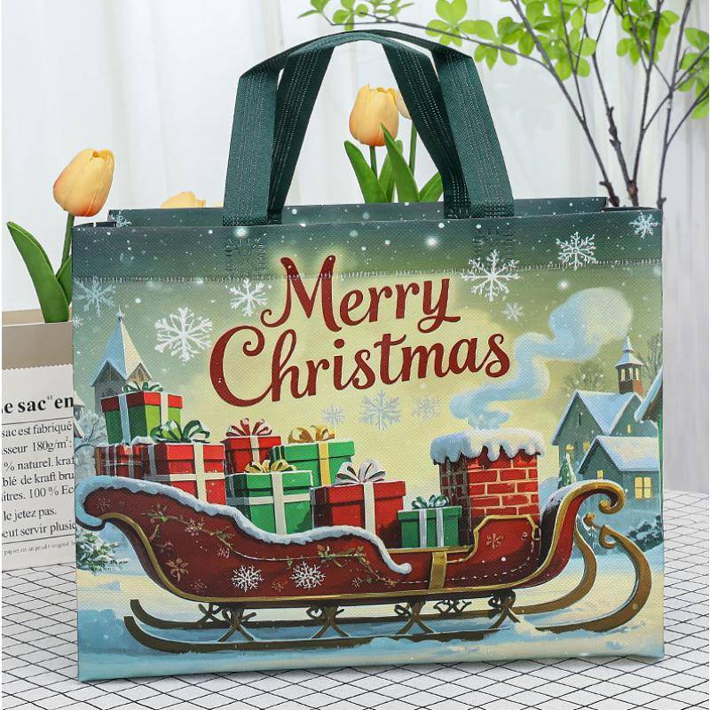 Weihnachtsgeschenktüten Weihnachtsfeier Dekoration Kinder Gastgeschenke 2025 Weihnachten Weihnachtsmann Handtaschen Navidad Natal Neujahrsgeschenk 2026 von Joom DACH