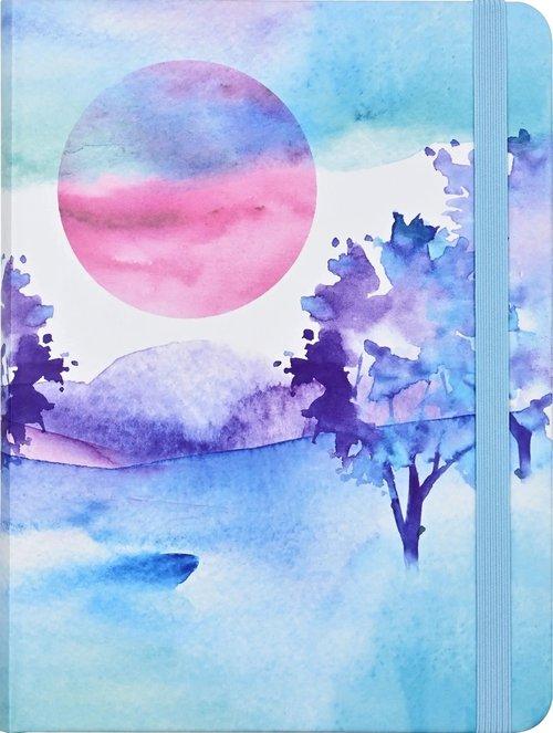 Chromatic Reflections A5-Tagebuch mit 200 mehrfarbigen Seiten von Joom DACH