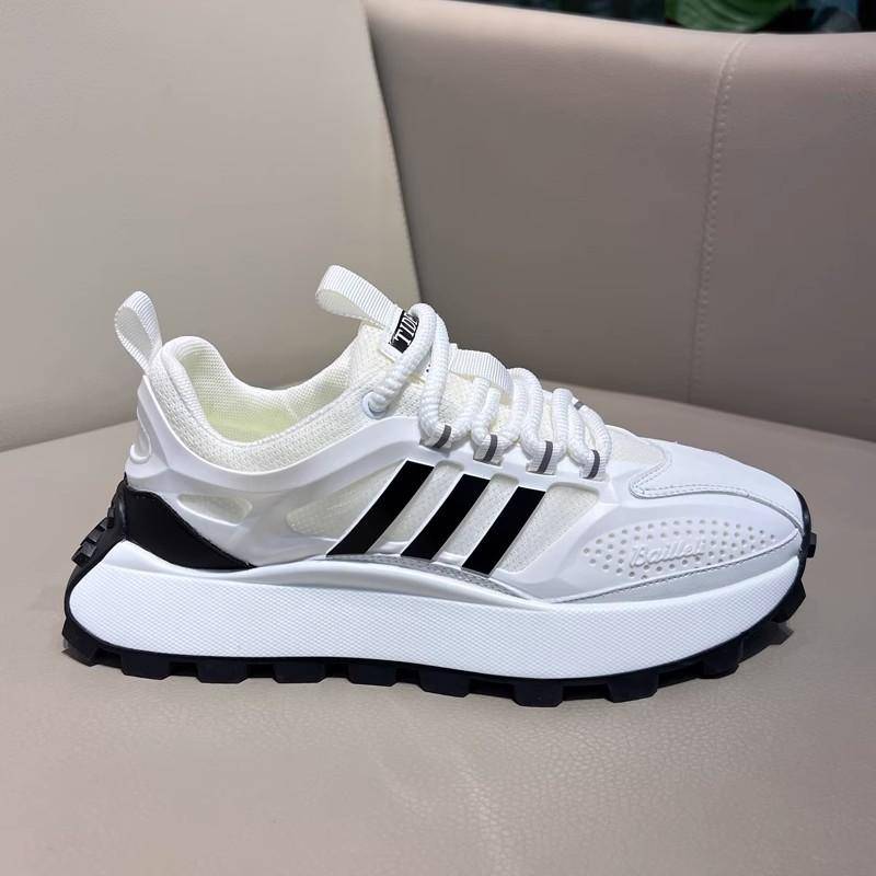 Chunky Sneaker Herren Designer Laufschuhe Mode Lässig Atmungsaktiv Höhe Erhöhte Flache Plateauschuhe 42 weiß von Joom DACH