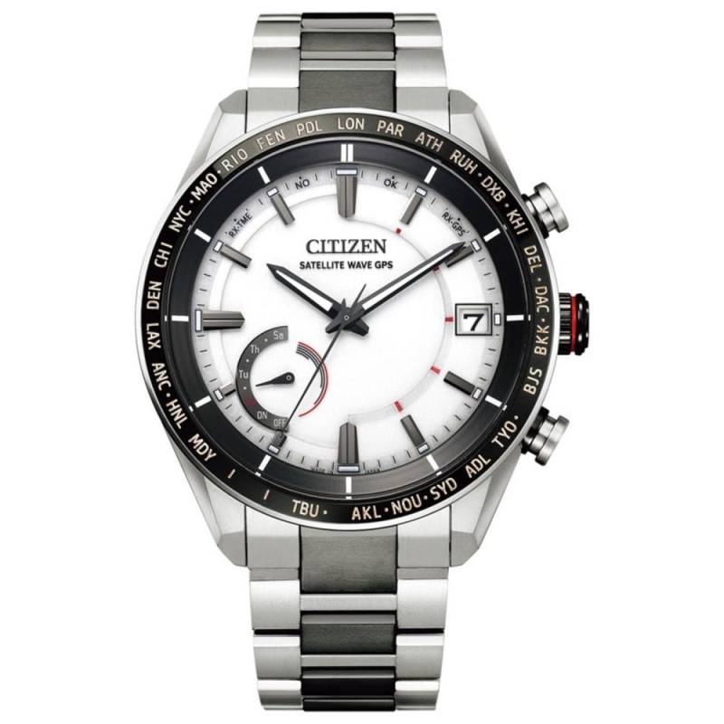 [Citizen] Atessa F150 Eco-Drive Eco-Drive GPS Satellitenradio Uhr Direktflug ACT Line CC3085-51A Herren Weiß von Joom DACH