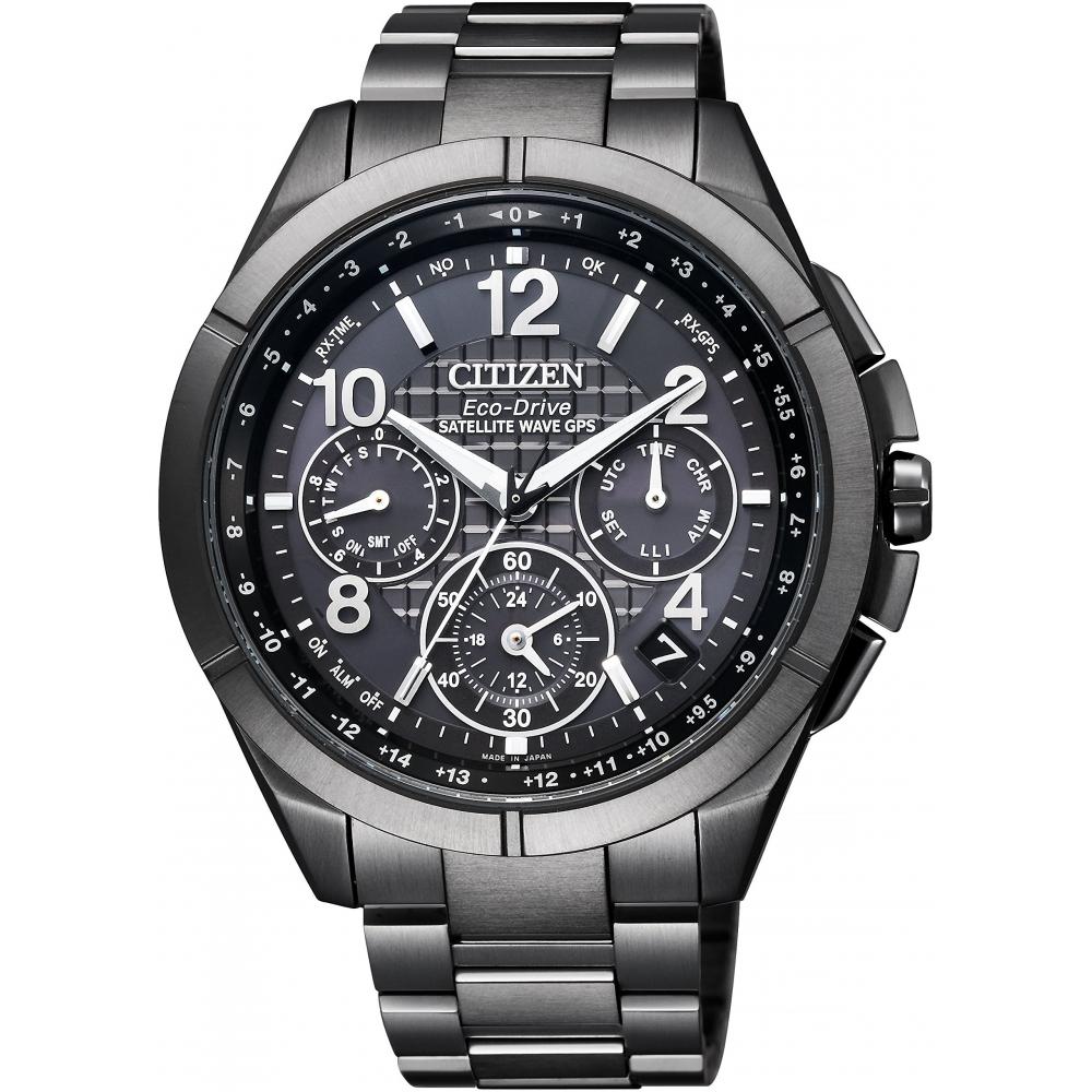 [Citizen] Atessa F900 Eco-Drive Eco-Drive GPS Satellitenradio Uhr Schwarz Titanium Serie Double Direct Flight CC9075-52F Herren von Joom DACH