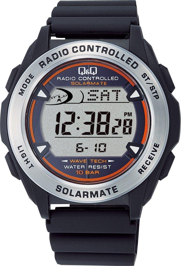 [Citizen Q&Q] Uhr Digital Radio Solar Wasserdicht Datum Urethan Gürtel MHS7-300 Herren Schwarz von Joom DACH