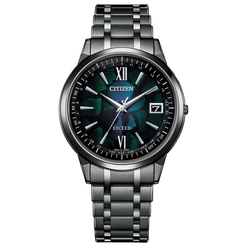 [Citizen] Uhr Exceed [CITIZEN] Markenuhr 100th Anniversary Limitiertes Modell Eco Drive Funkuhr Wasserdicht CB1146-64E Herren Schwarz von Joom DACH
