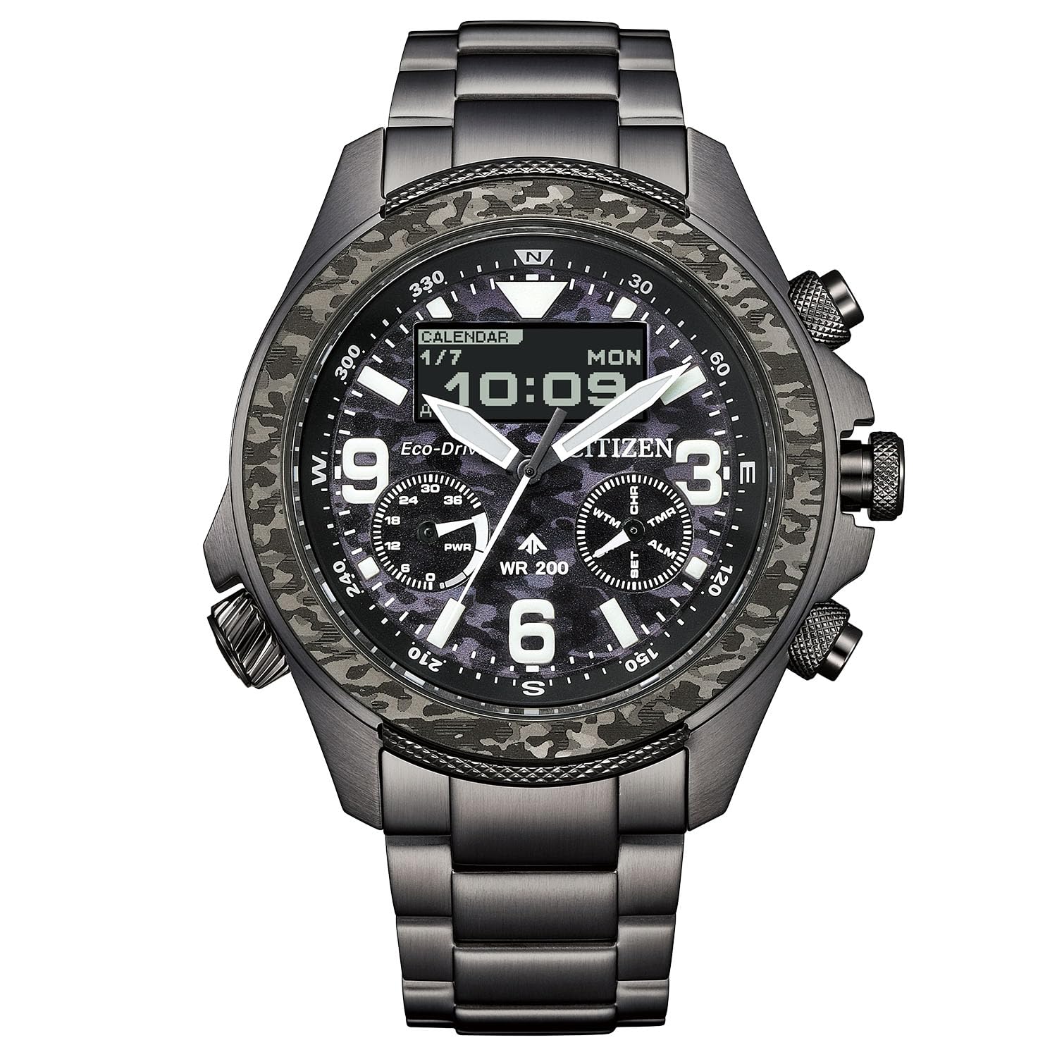 [Citizen] Uhr Promaster 35th Anniversary Limited Modell Photovoltaik Eco-Drive Funkuhr Wasserdicht LAND Ana-Digi Schwarz JV1008-63E Herren von Joom DACH
